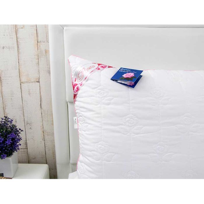 Подушка Руно Rose с волокном розы белая 50х70 см (310.52Rose) изображение 2