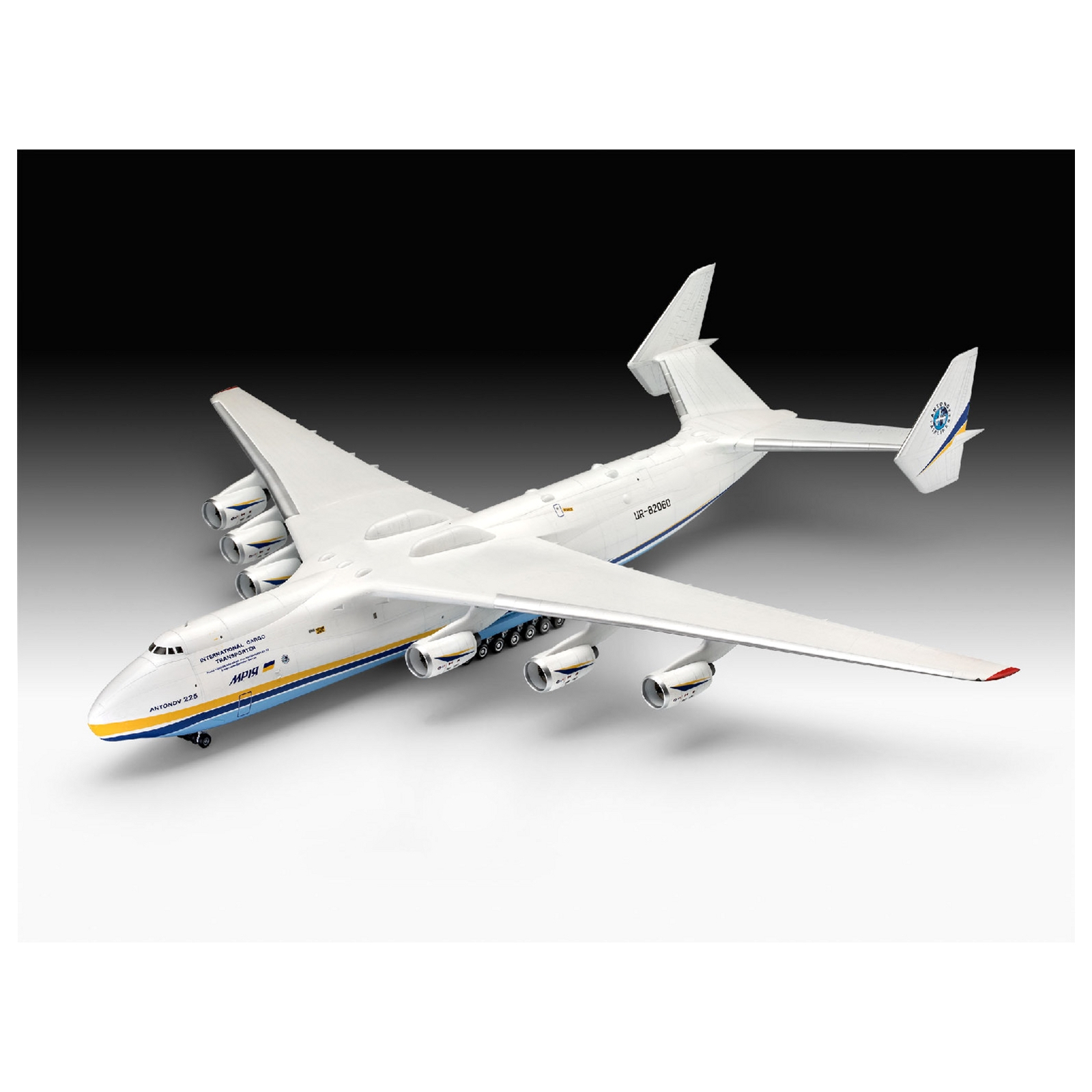 Сборная модель Revell Грузовой самолет Ан-225 Мрия. Масштаб 1:144 (RVL-04958) изображение 4