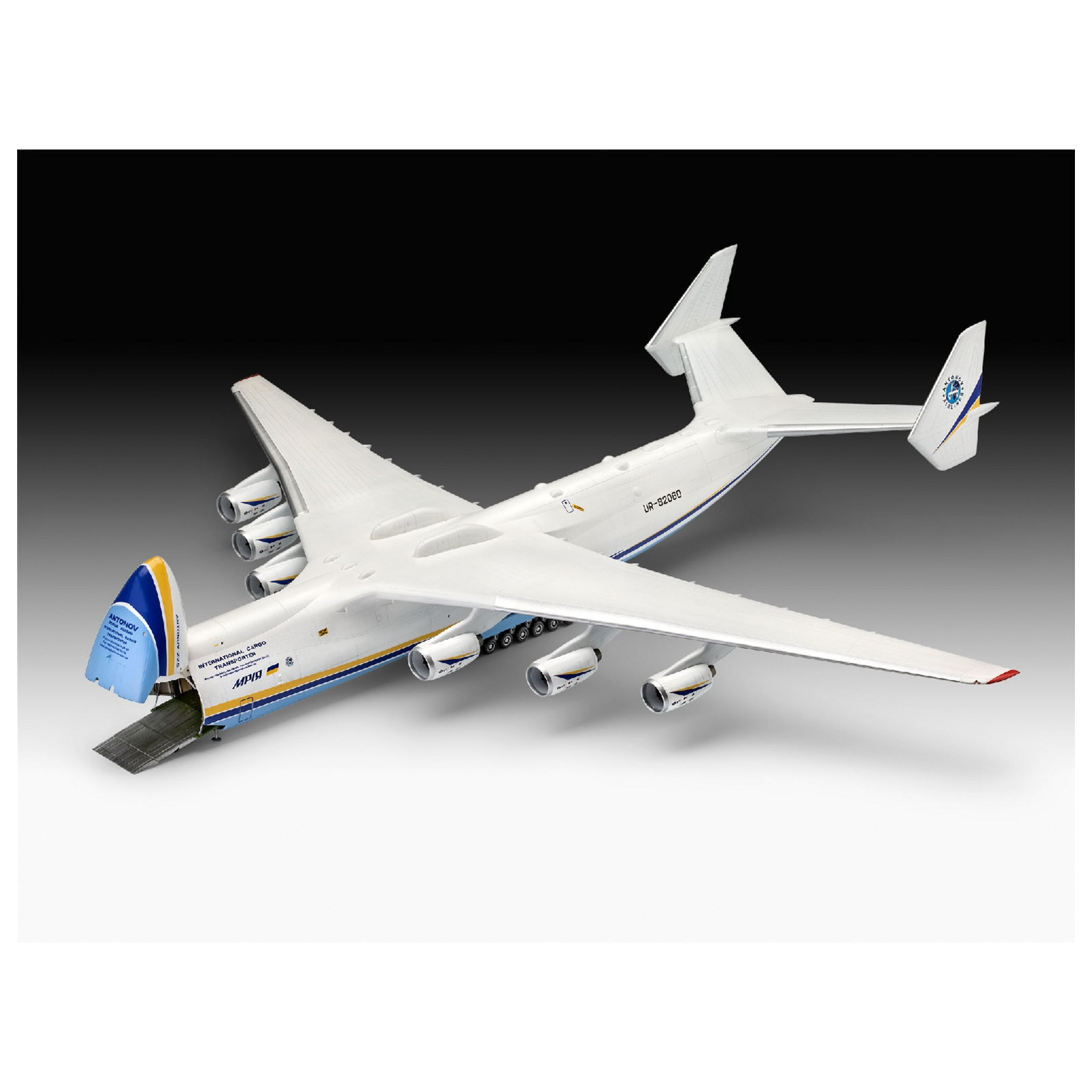Збірна модель Revell Вантажний літак Ан-225 Мрія. Масштаб 1:144 (RVL-04958) зображення 5
