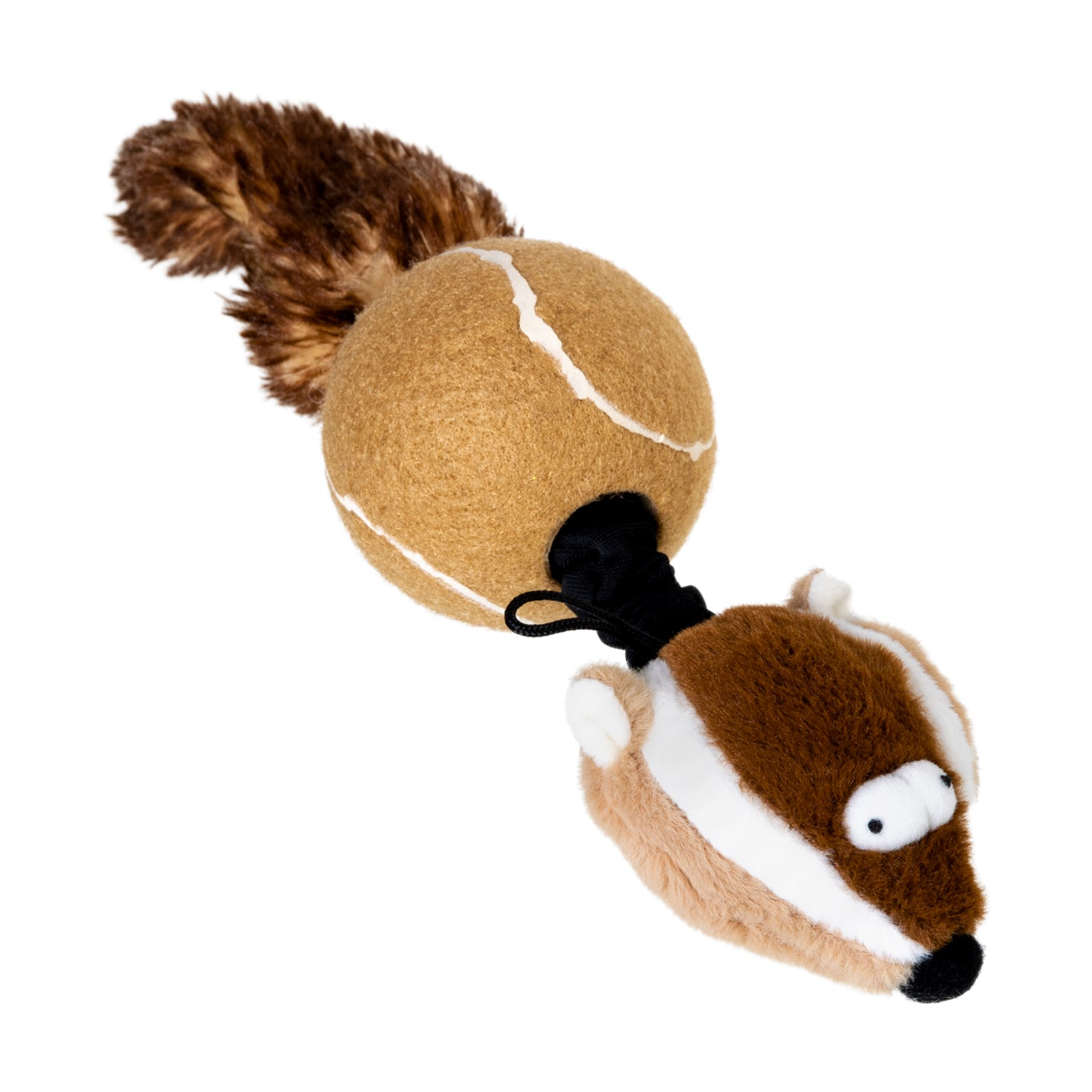 Іграшка для собак GiGwi Catch&fetch Барсук із двома пищалками 32 см (75075)