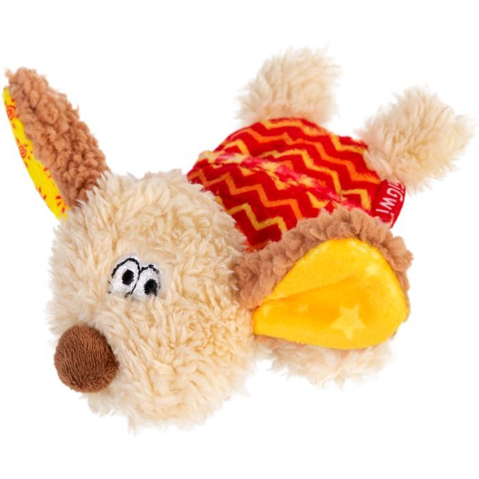 Игрушка для собак GiGwi Plush Собачка с пискавкой 13 см (75304Collar)