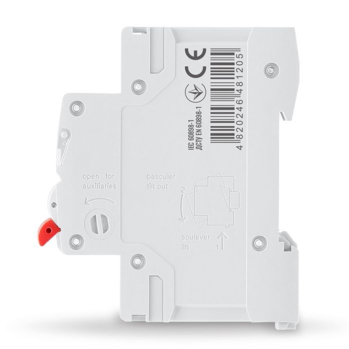 Автоматичний вимикач Videx RS4 RESIST 2п 16А С 4,5кА (VF-RS4-AV2C16) зображення 3