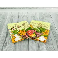 Рушник Руно вафельний набивний Великдень салатовий 45х60 см (205.15_Великдень салатовий_2) зображення 3