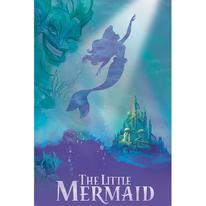 Стикер-наклейка ABYstyle Постер Disney "TLM/Ariel & Ursula" (Ариэль и Урсула) 91.5x61 см (ABYDCO530)