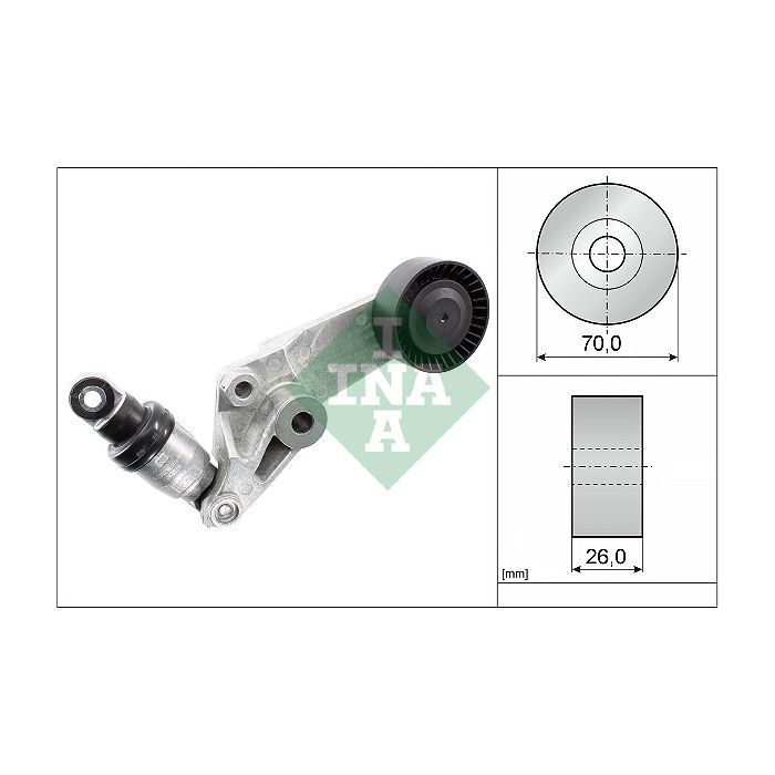 Натягувач ременя з роликом INA 534 0016 10