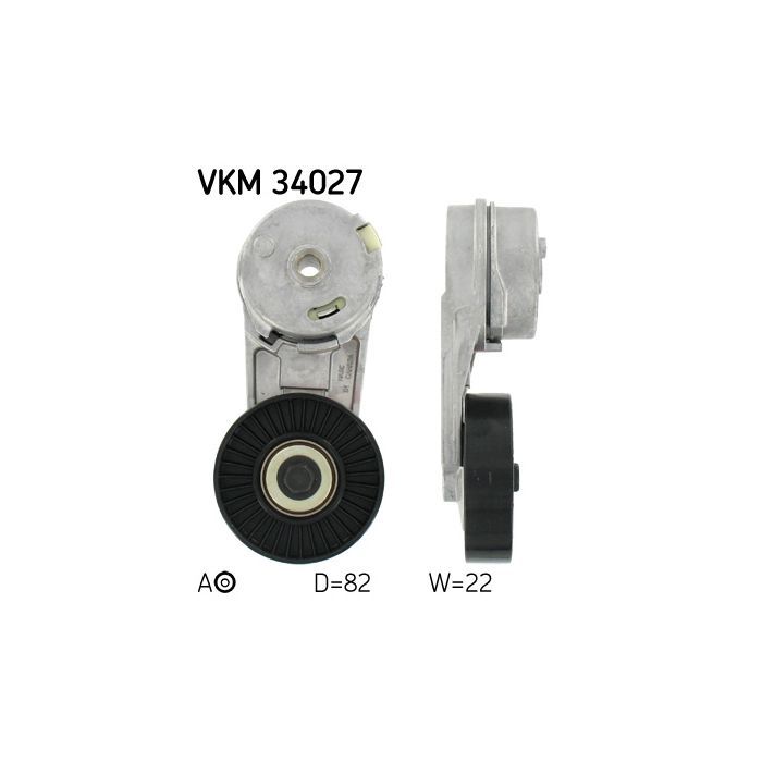 Натягувач ременя з роликом SKF VKM 34027