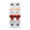 Автоматичний вимикач Videx RS4 RESIST 2п 50А С 4,5кА (VF-RS4-AV2C50) зображення 2