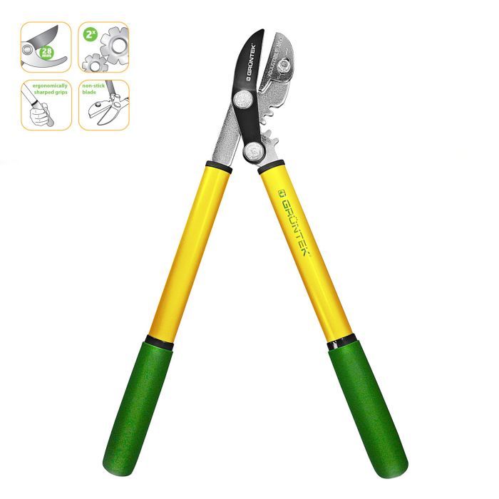 Секатор Gruntek Grizzly с зубчатой передачей 470 мм (295203470) изображение 2