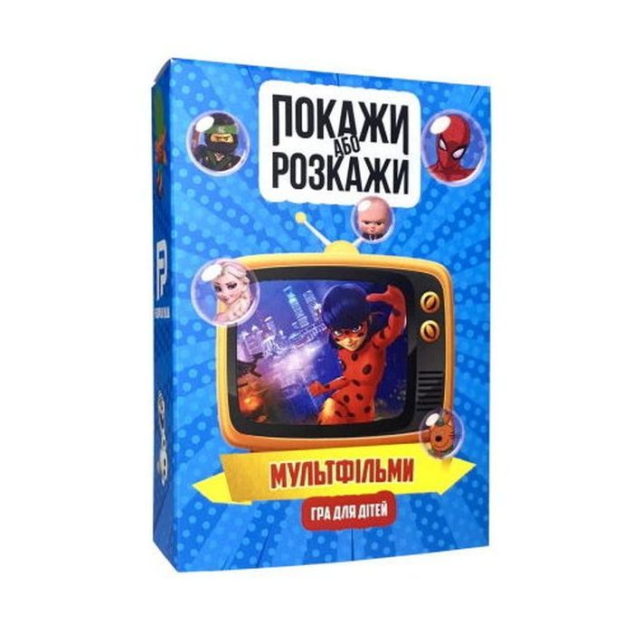 Настільна гра PLAYROOM Покажи або розкажи. Мультфільми, українська (ВР_ПРМУ)