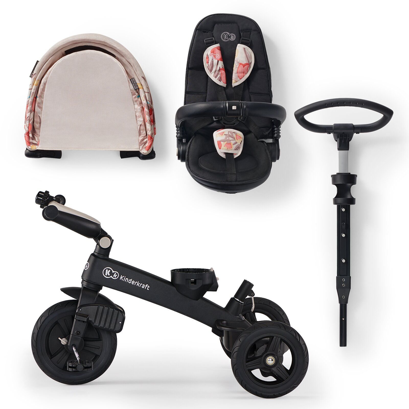 Дитячий велосипед Kinderkraft Easytwist Black (KREASY00BLK0000) (5902533920631) зображення 12
