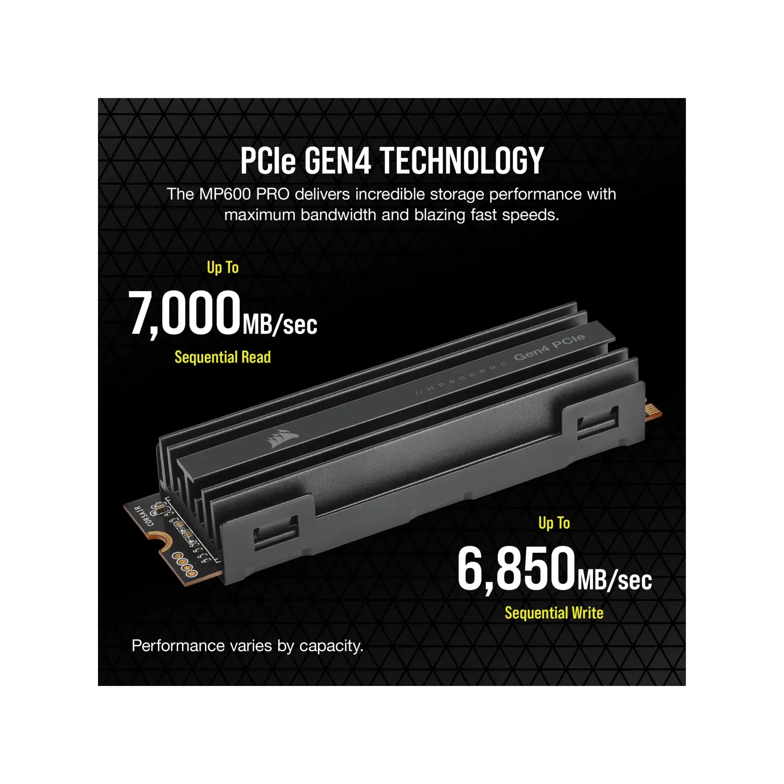 Накопитель SSD M.2 2280 1TB MP600PRO Corsair (CSSD-F1000GBMP600PRO) изображение 8