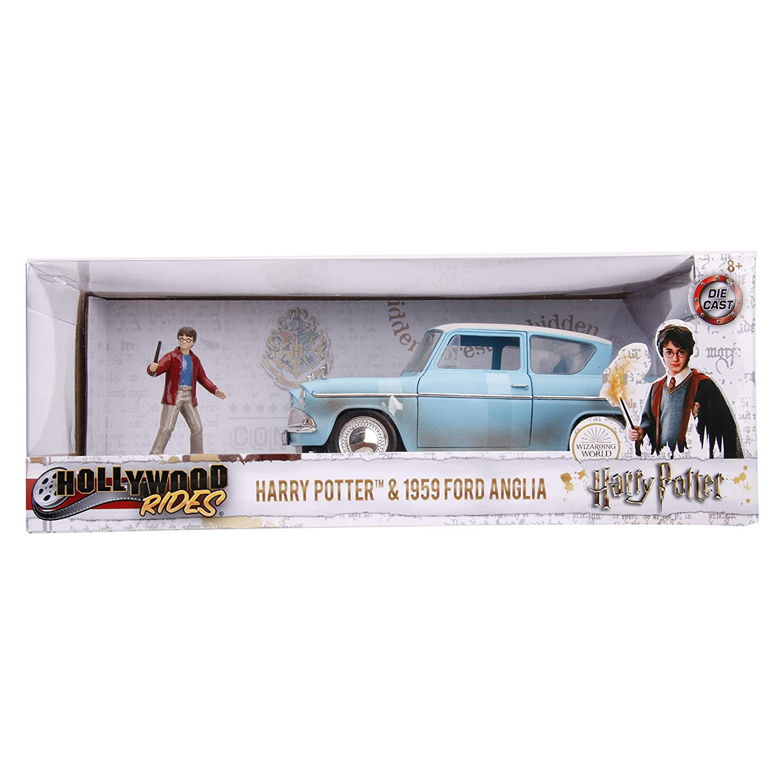 Машина Jada металлическая Гарри Поттер Форд Англия (1959) с фигуркой Гарри Поттера 1:24 (253185002) изображение 9