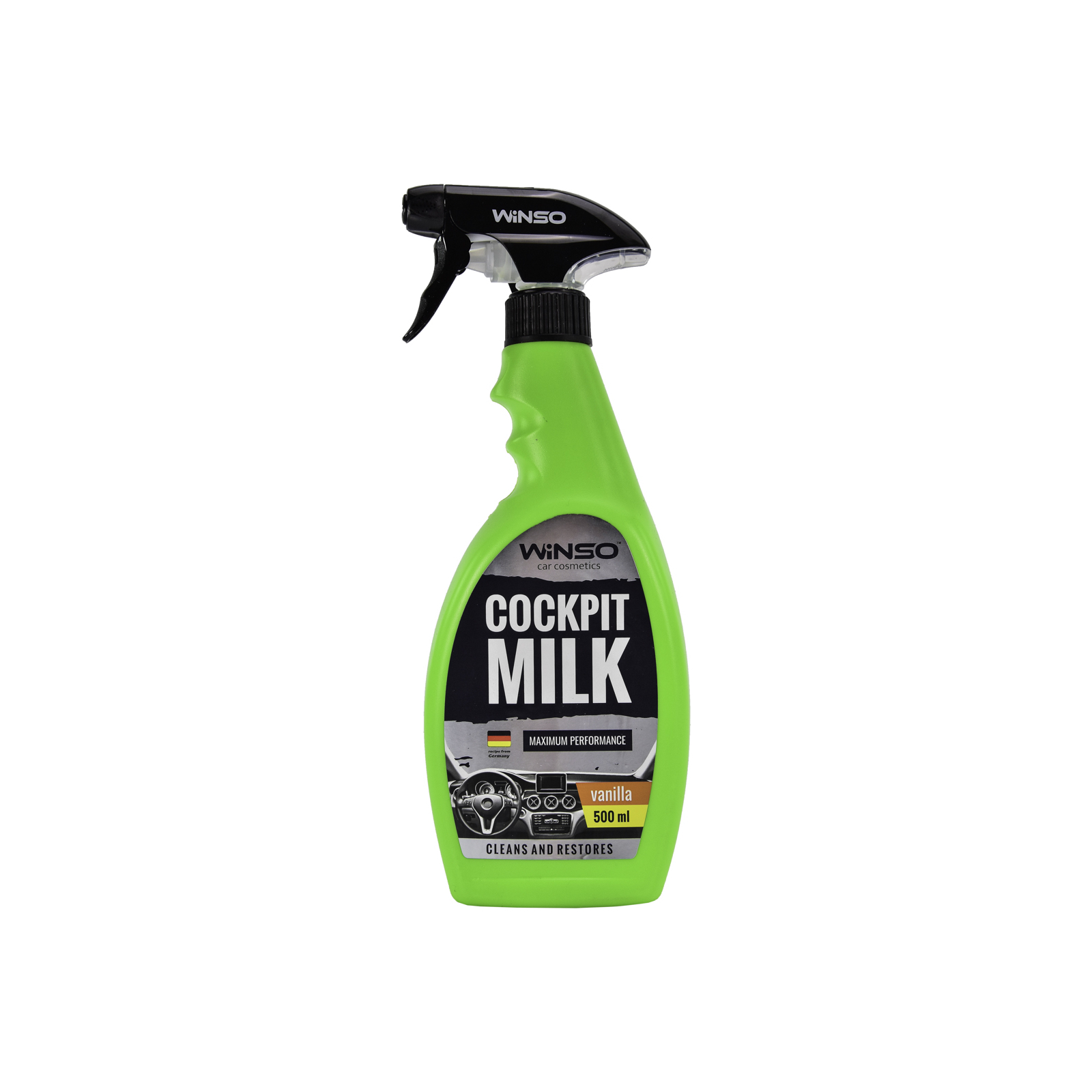 Автополіроль WINSO Cocpit Milk (ваниль) 500мл (810600)