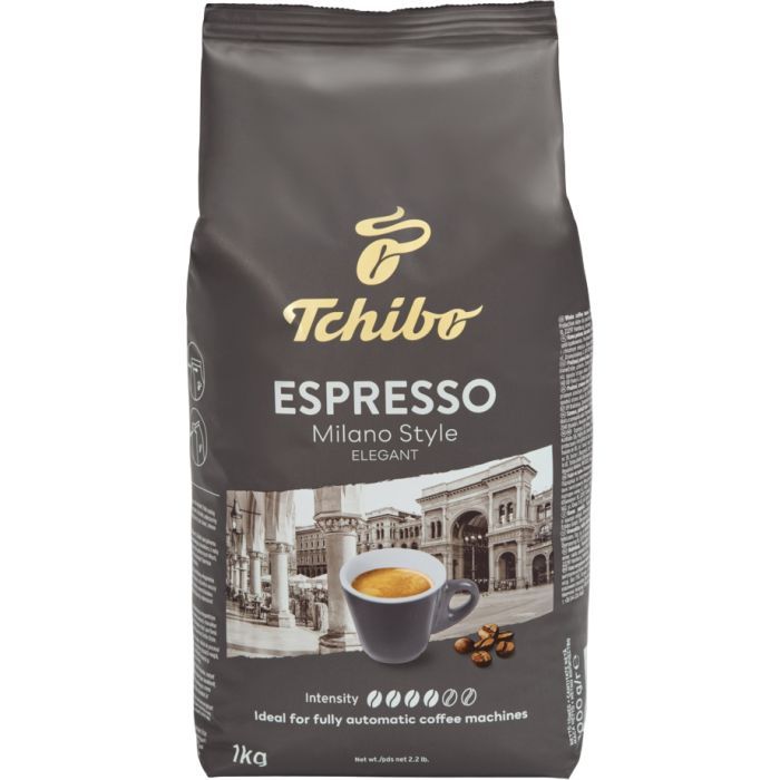 Кава Tchibo Espresso Milano Style в зернах 1 кг (4061445008279)