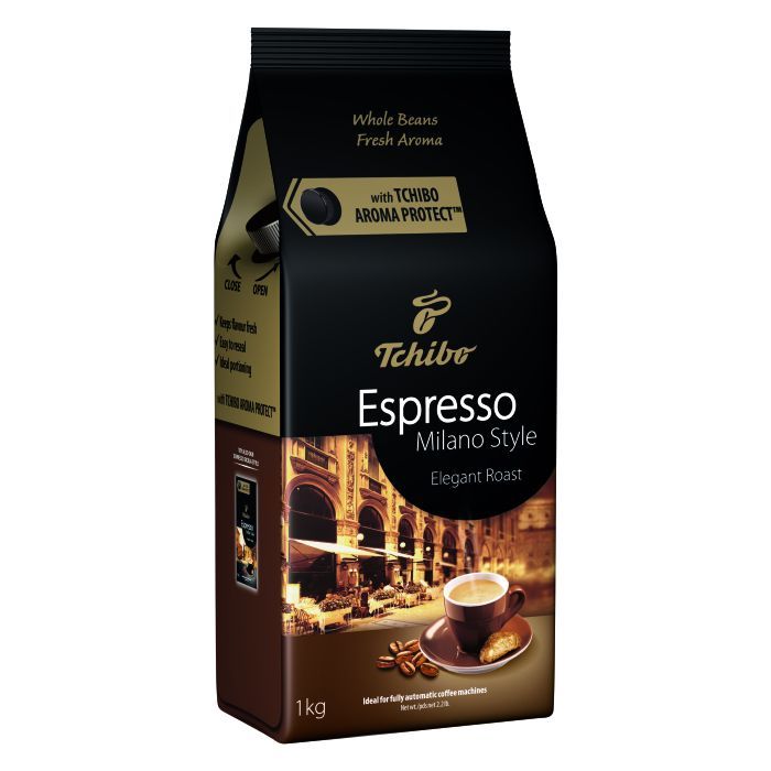 Кава Tchibo Espresso Milano Style в зернах 1 кг (4061445008279) зображення 2