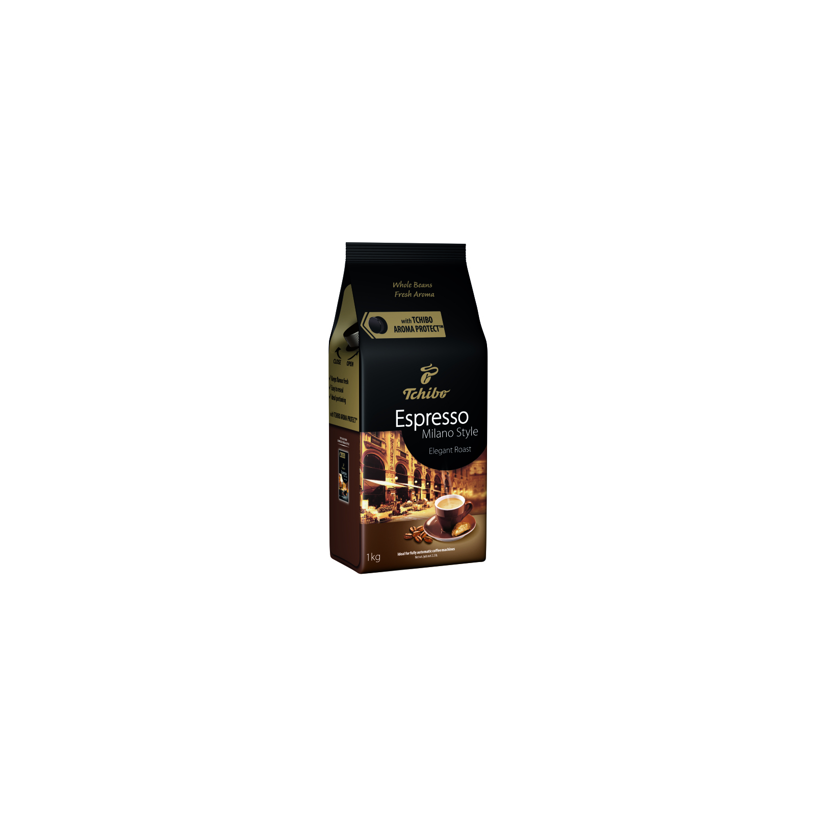 Кофе Tchibo Espresso Milano Style в зернах 1 кг (4061445008279) изображение 2