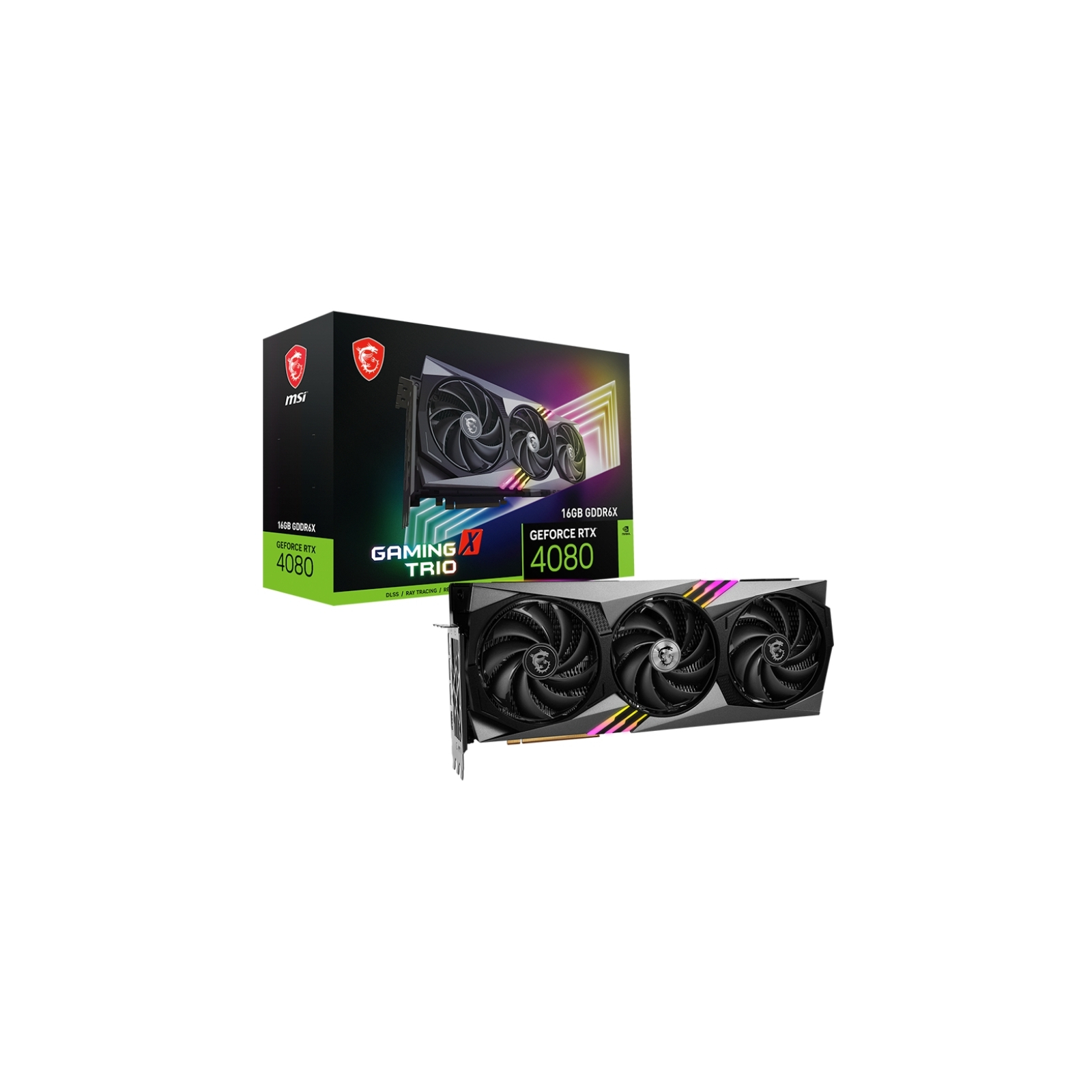 Видеокарта MSI GeForce RTX4080 16Gb GAMING X TRIO (RTX 4080 16GB GAMING X TRIO)