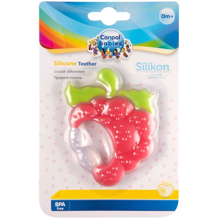 Прорезыватель Canpol babies силиконовая малина (51/004) изображение 2