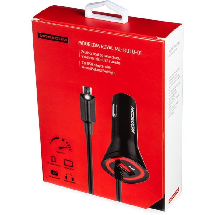 Зарядное устройство Modecom USB 2.4A + cable Micro USB Royal KULU-01 (ZT-MC-KULU-01) изображение 6