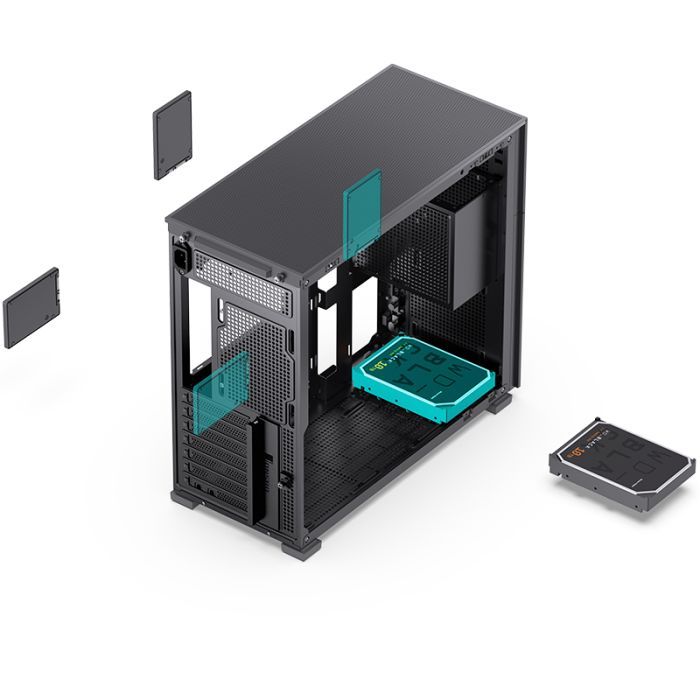 Корпус JONSBO D41 MESH Black изображение 11
