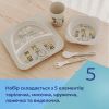 Набор детской посуды Canpol babies BONJOUR PARIS посуды 5 эл. бежевый (9/227_bei) изображение 10