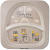Набор детской посуды Canpol babies BONJOUR PARIS посуды 5 эл. бежевый (9/227_bei) изображение 3