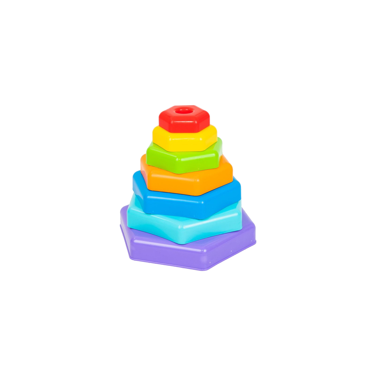 Развивающая игрушка Tigres Пирамидка-радуга в коробке (39363)