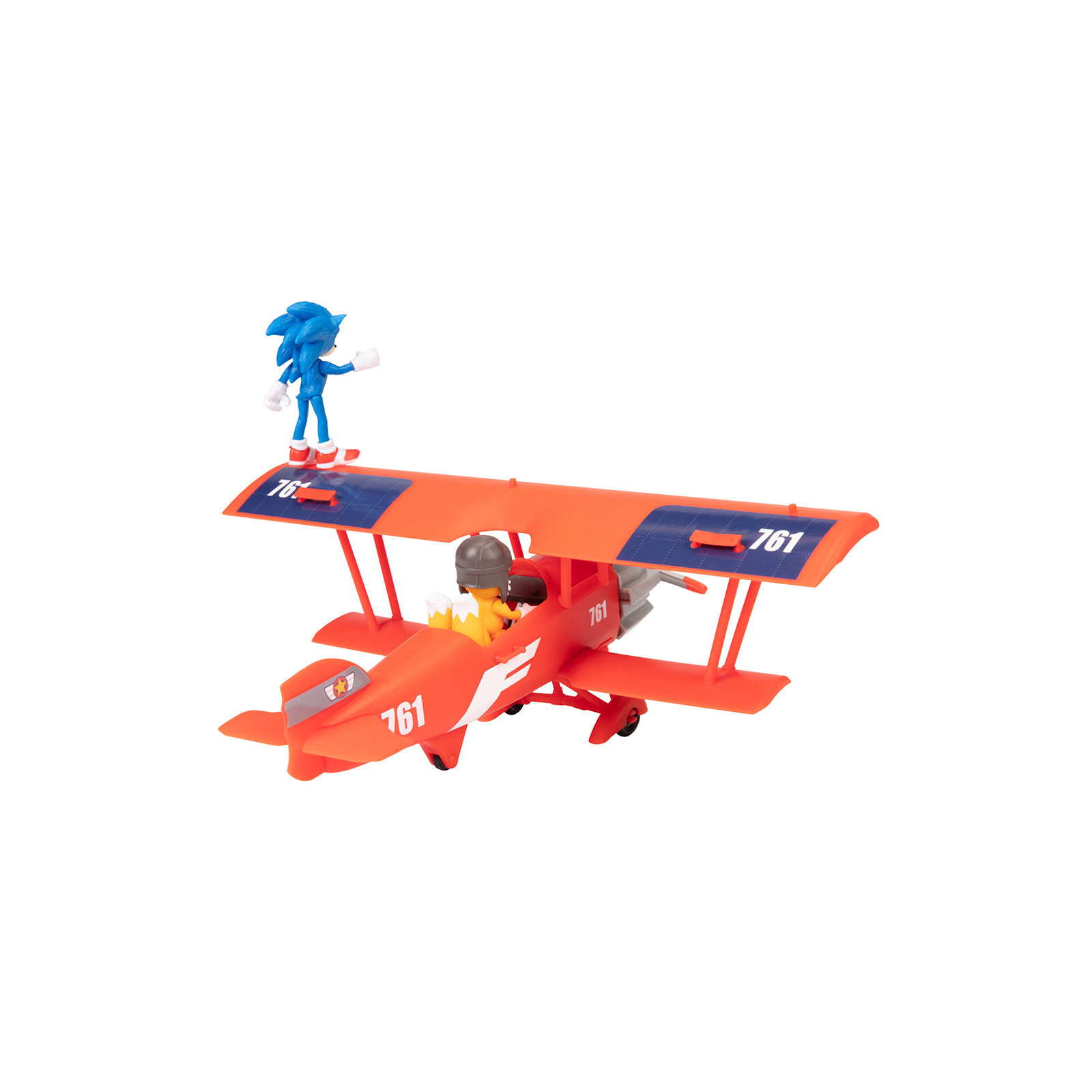 Игровой набор Sonic the Hedgehog Соник и Тейлз на биплане (412674) изображение 4