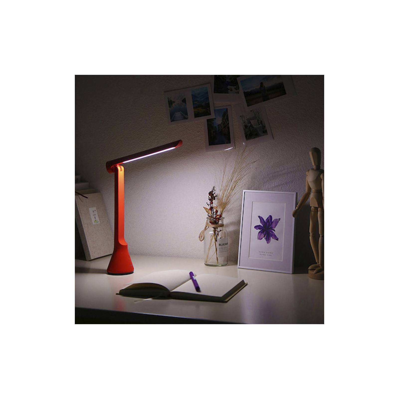 Настольная лампа Yeelight USB Folding Charging Table Lamp 1800mAh 3700K Red (YLTD11YL) изображение 4