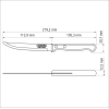 Кухонный нож Tramontina Polywood Steak127 мм (21122/195) изображение 4