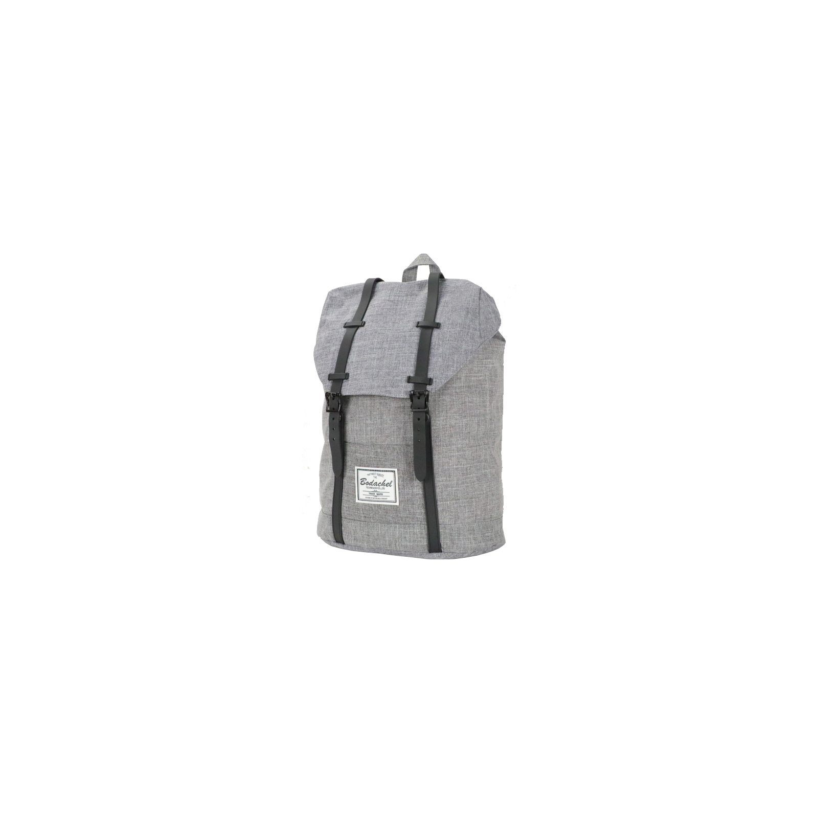 Рюкзак школьный Bodachel 46*16*30 см серый (BS09-08)