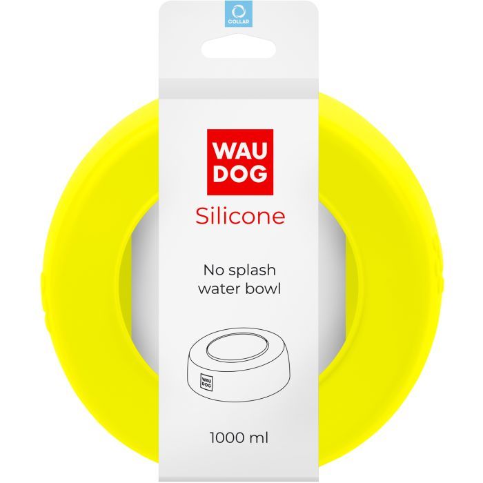 Посуд для собак WAUDOG Silicone Миска-непроливайка 1 л сіра (507911) зображення 4