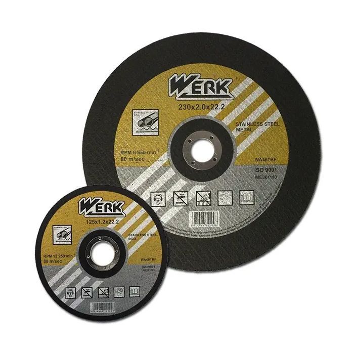 Круг отрезной Werk по металлу 230х2,0х22,23мм (34012)