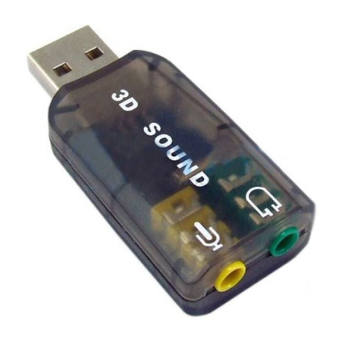 Звуковая плата Dynamode USB 6(5.1) 3D RTL dark gray (USB-SOUNDCARD2.0 black)