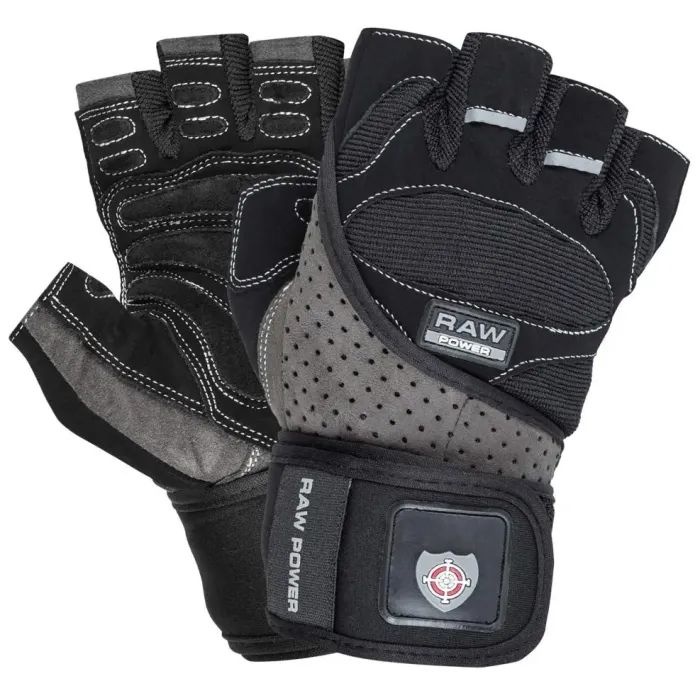 Перчатки для фитнеса Power System Raw Power PS-2850 Black L (PS-2850_L_Black-Grey)