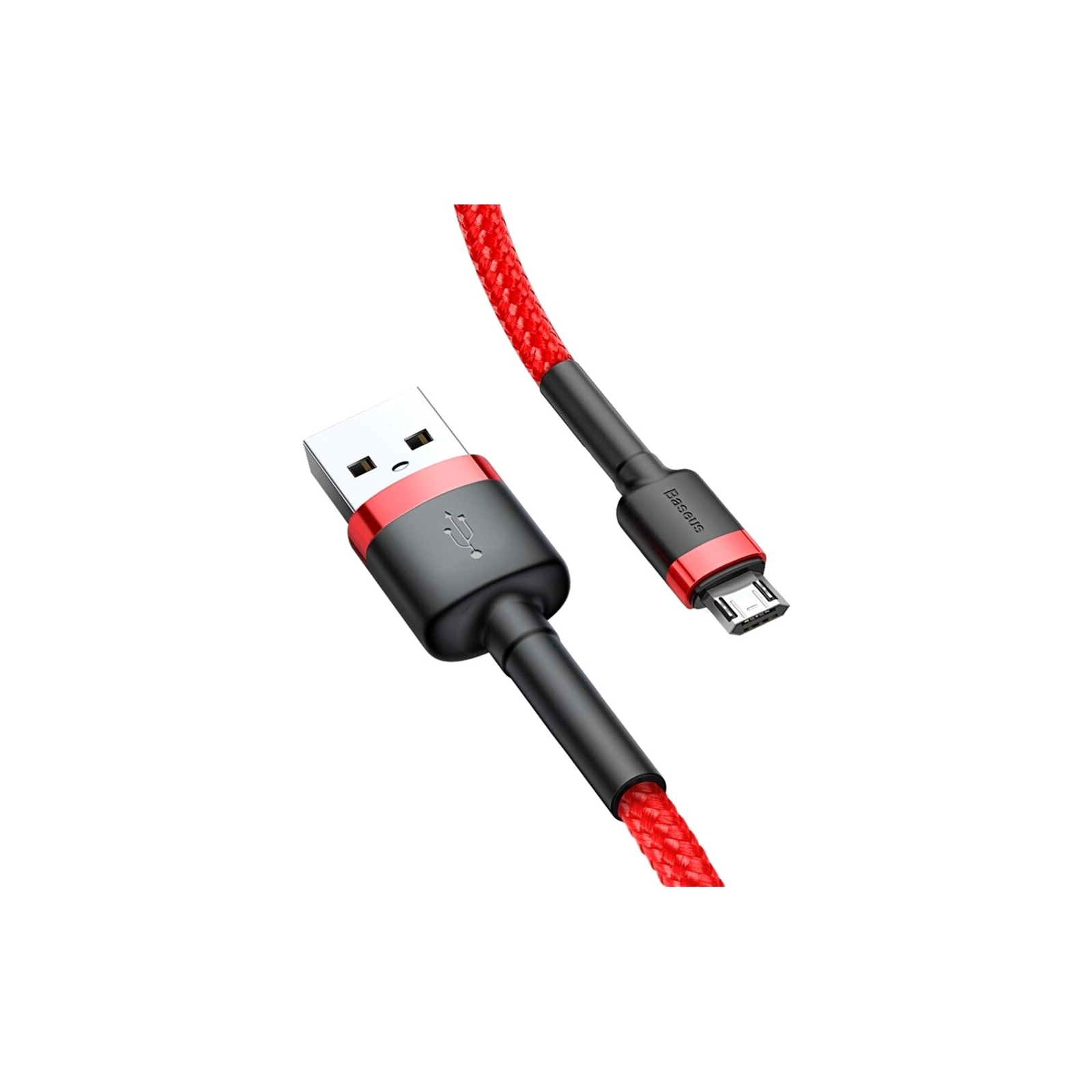 Дата кабель USB 2.0 AM to Micro 5P 2.0m 1.5A Red Baseus (CAMKLF-C09) зображення 3