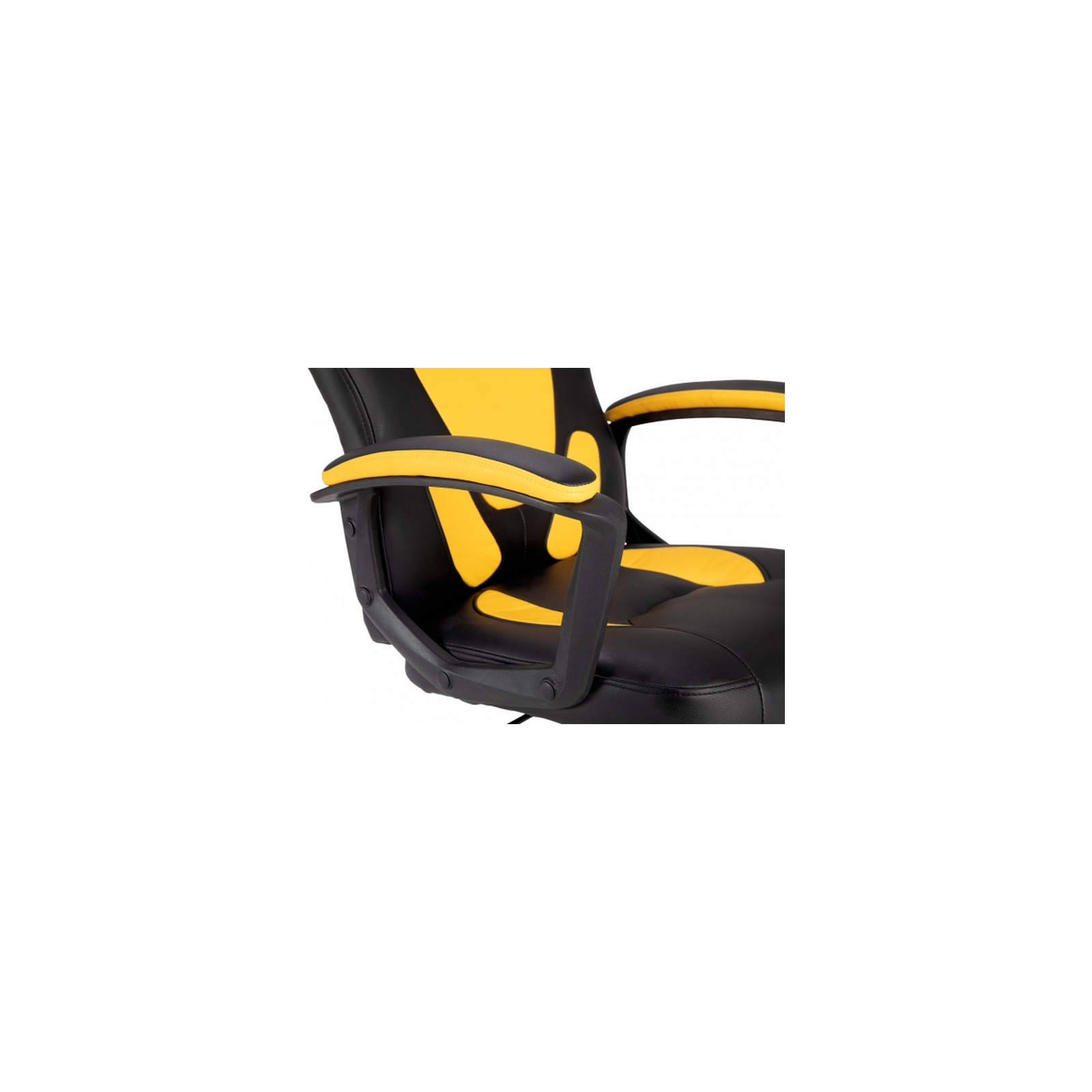 Кресло игровое GT Racer X-1414 Black/Yellow изображение 7