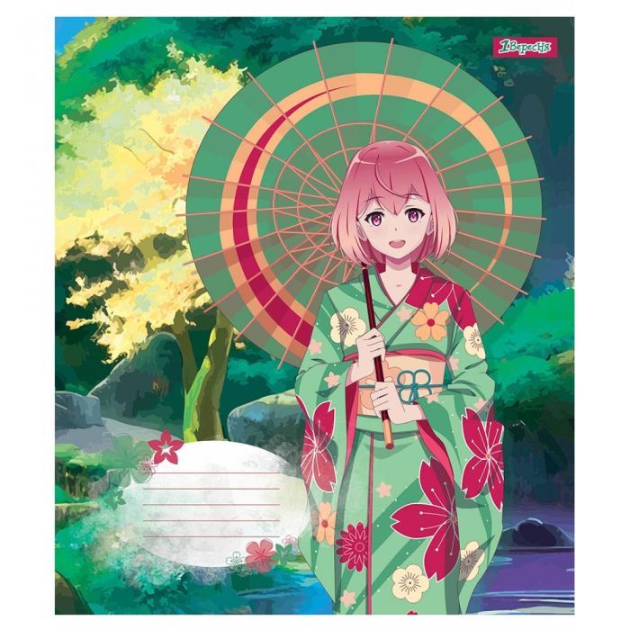 Тетрадь 1 вересня Sakura girls 18 листов клетка (766570)