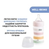 Бутылочка для кормления Chicco Well-Being Colors с силиконовой соской 0м+ 150 мл Розовая (28611.11) изображение 7