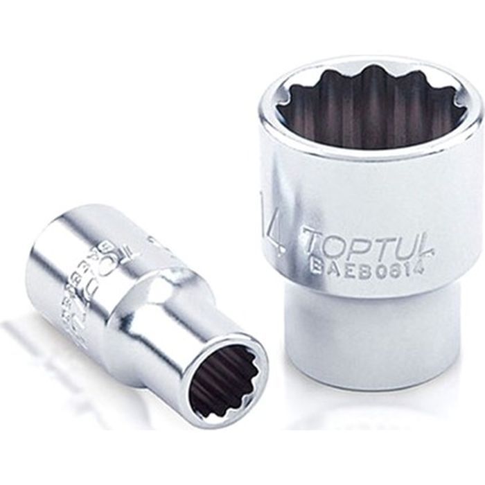Головка торцевая Toptul 12-гранная 1/4" 9мм (BAEB0809)