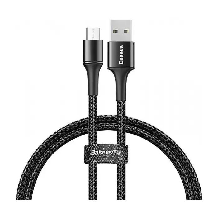 Дата кабель USB 2.0 AM to Micro 5P 1.0m Black Baseus (468717)