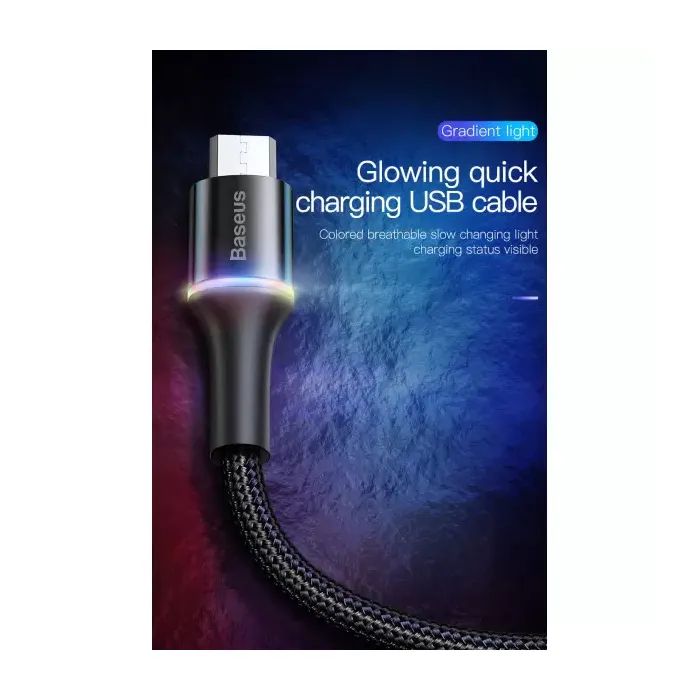 Дата кабель USB 2.0 AM to Micro 5P 1.0m Black Baseus (468717) изображение 4