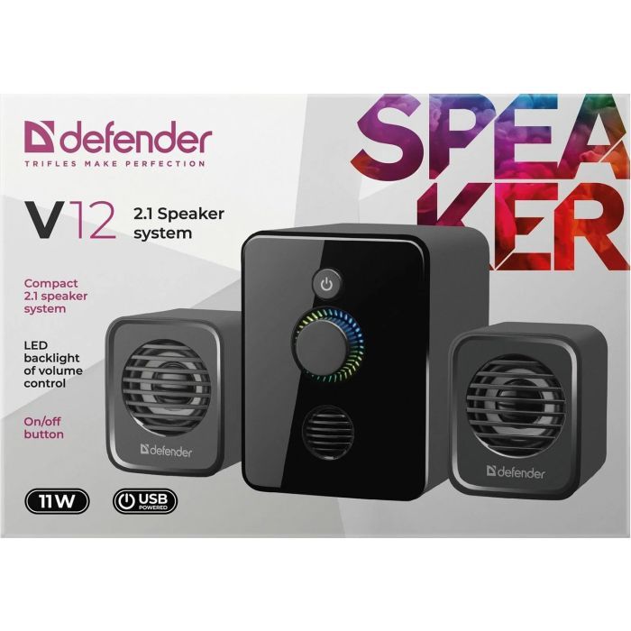 Акустична система Defender V12 USB Black (65212) зображення 6