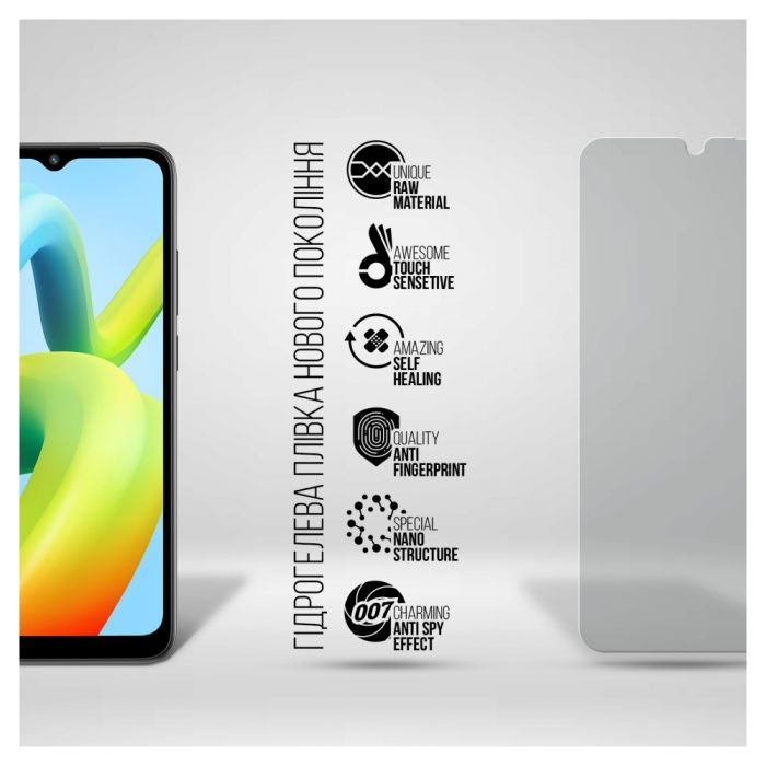 Плівка захисна Armorstandart Anti-spy Xiaomi Redmi A1 / A1+ / Poco C50 (ARM70395) зображення 2