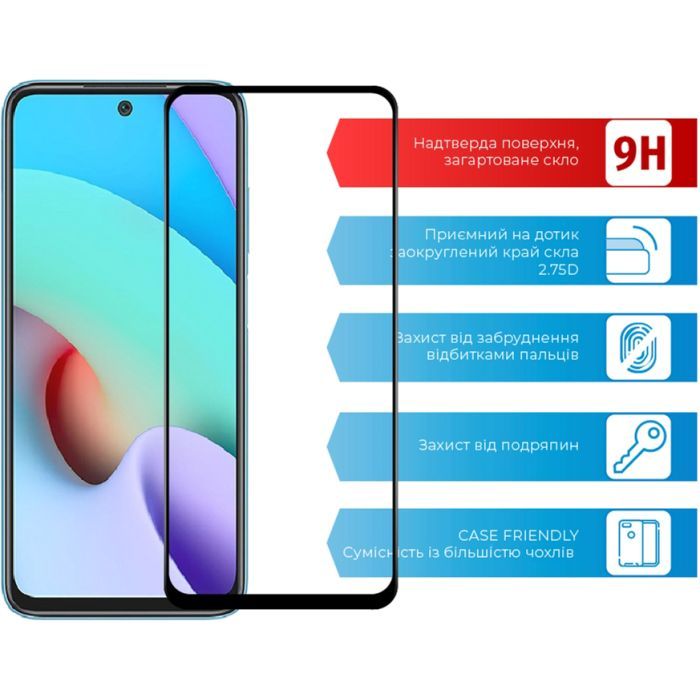 Скло захисне ACCLAB Full Glue Xiaomi Redmi 10 (1283126517426) зображення 2