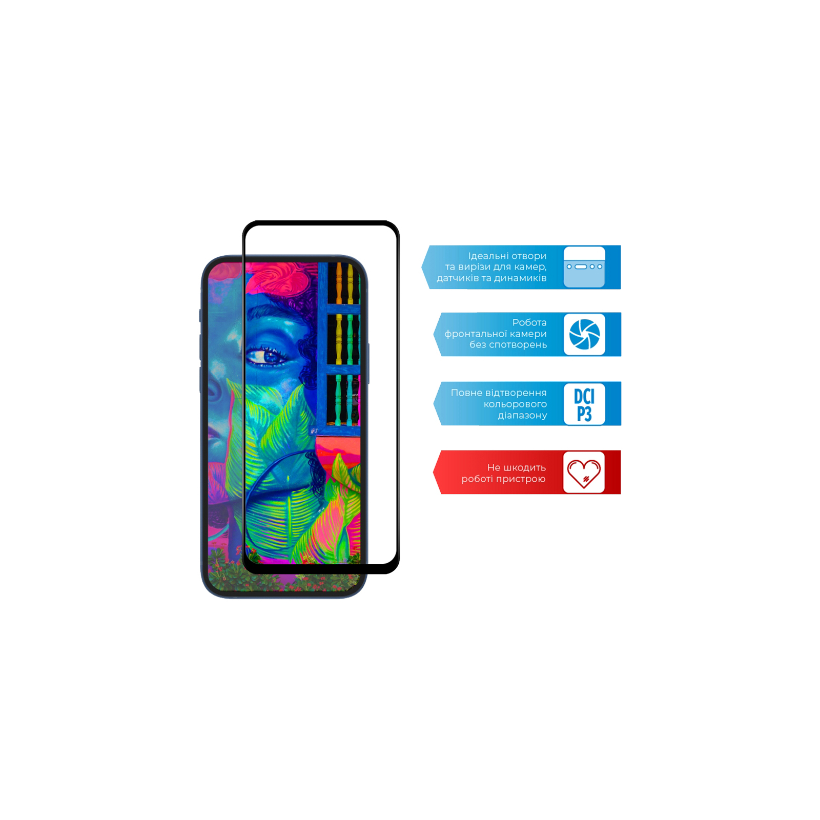 Стекло защитное ACCLAB Full Glue Xiaomi Redmi 10 (1283126517426) изображение 4