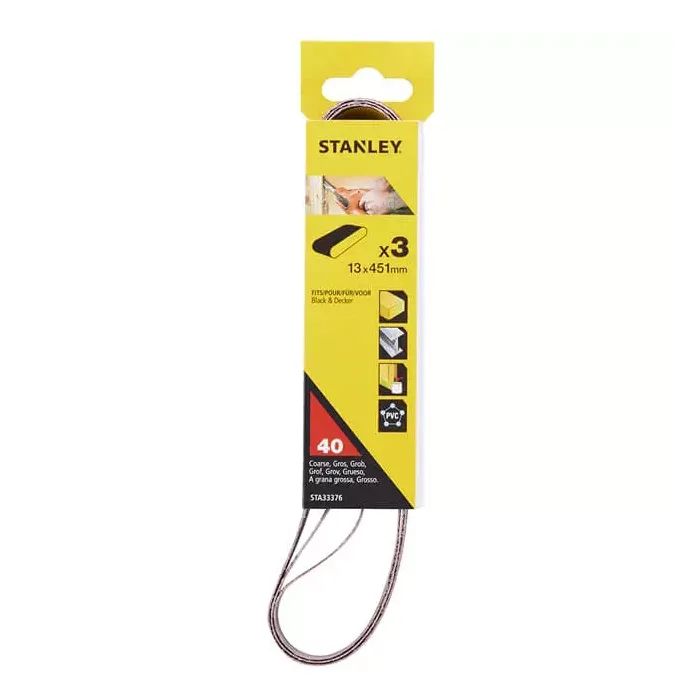 Наждачная бумага Stanley лента FatMax, 451х13 мм, 3 шт (STA33381) изображение 2