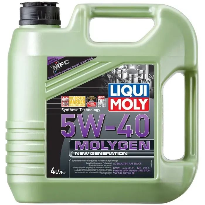 Моторна олива Liqui Moly Molygen New Generation 5W-40  4л. (8578) > ціни в Києві та Україні Моторна олива Liqui Moly Molygen New Generation 5W-40  4л. (8578)