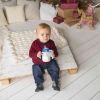 Поїльник-непроливайка Baboo із силіконовим носиком, 260 мл, 6+ міс (Transporti / блакитна) (8-121) зображення 6