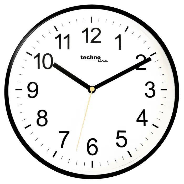 Настінний годинник Technoline White/Black (WT630) (DAS301795)